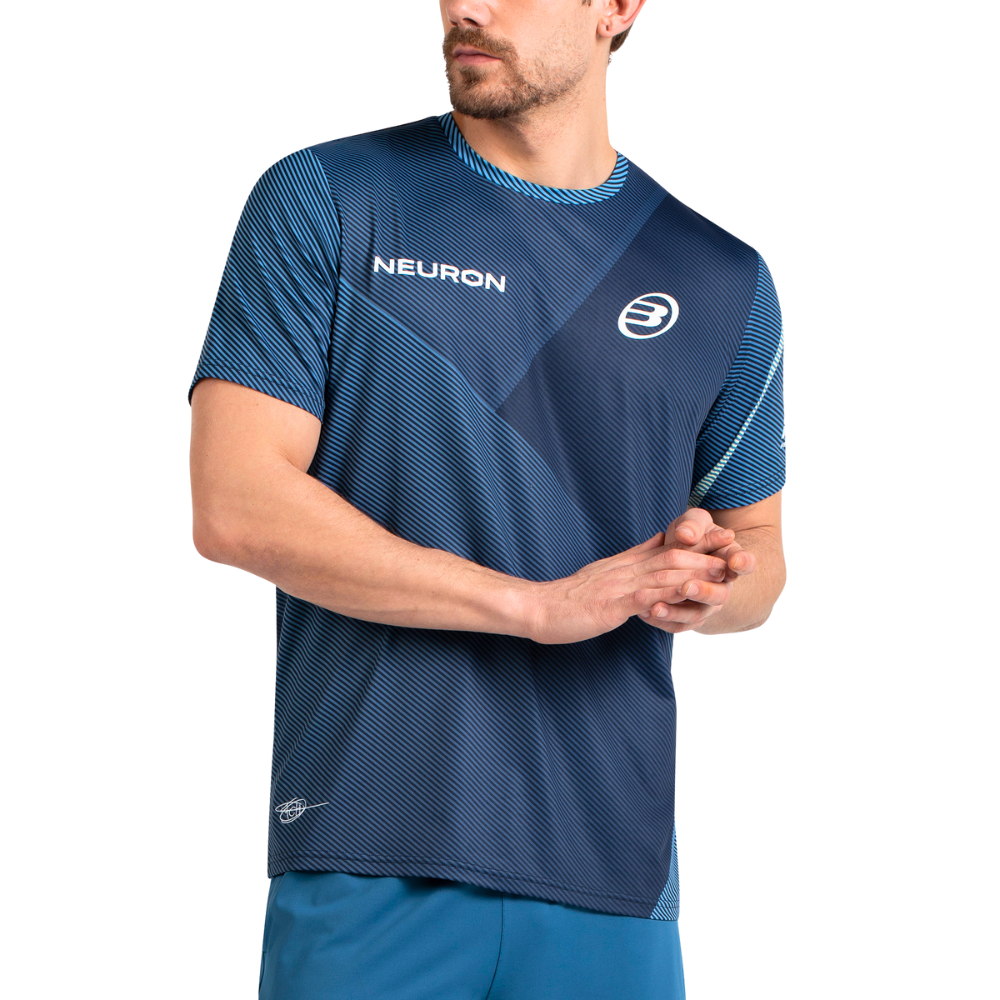 T-shirt Bullpadel Replica Chingotto 26I Bleu