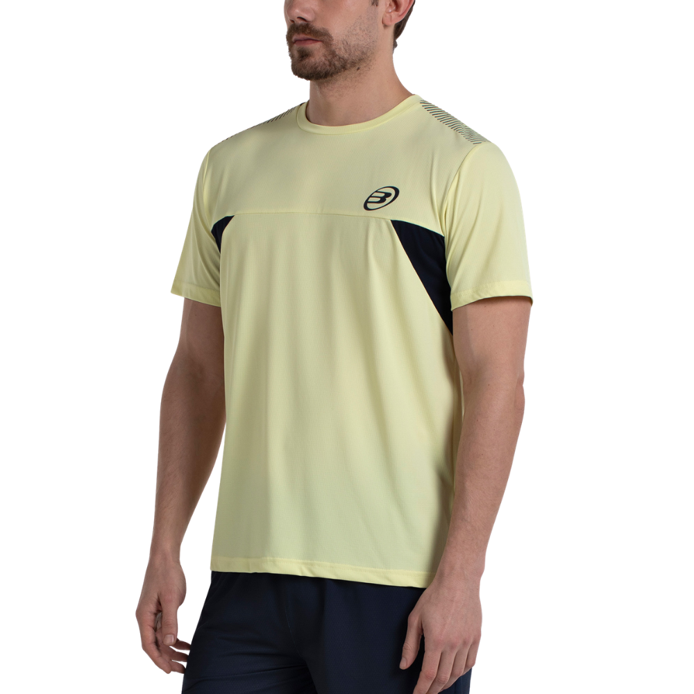 T-shirt Bullpadel Crase Jaune