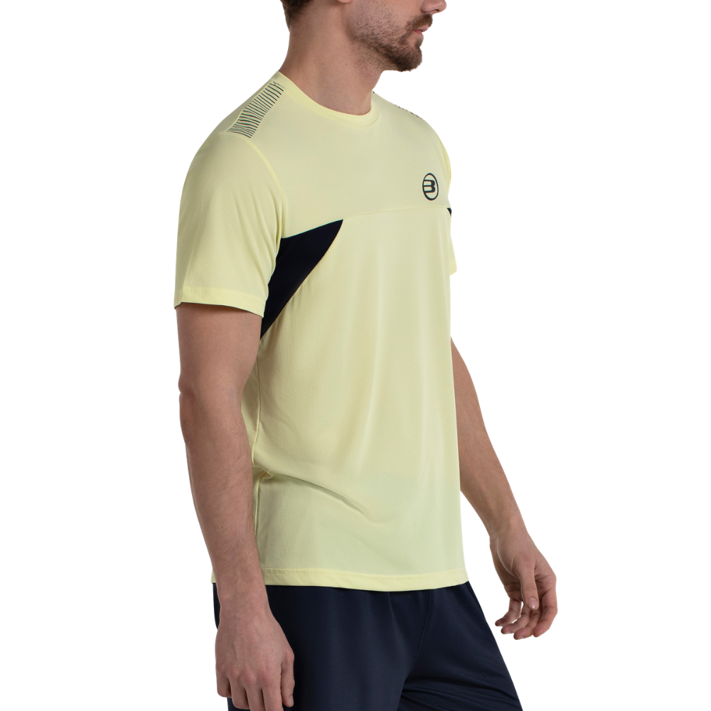 T-shirt Bullpadel Crase Jaune