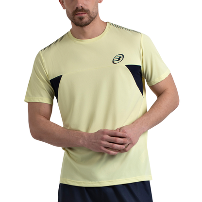 T-shirt Bullpadel Crase Jaune
