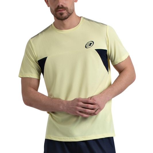 T-shirt Bullpadel Crase Jaune