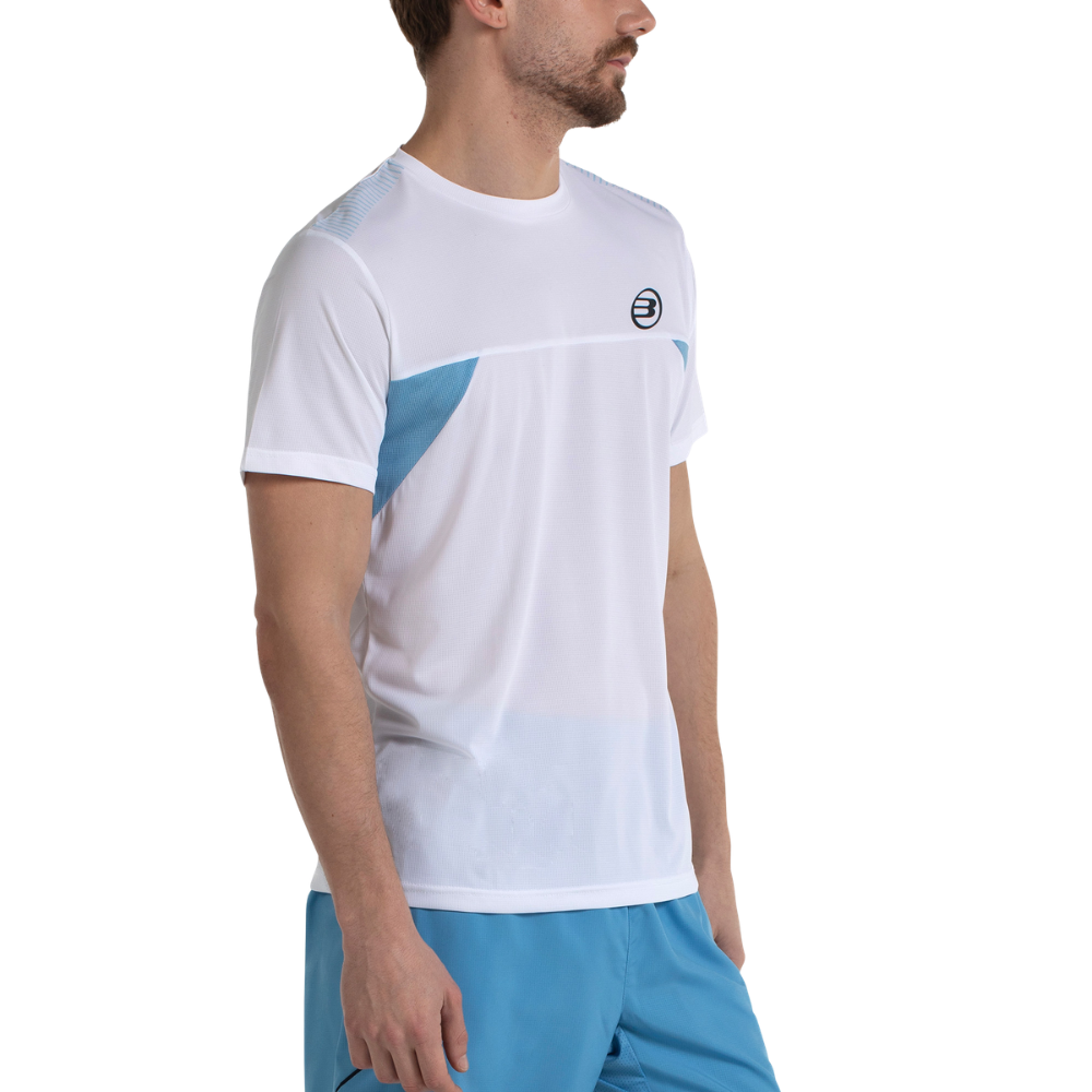 T-shirt Bullpadel Crase Blanc