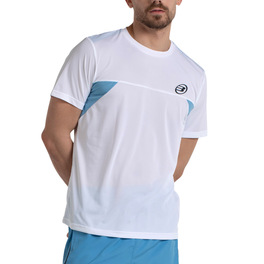 T-shirt Bullpadel Crase Blanc