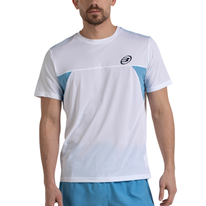 T-shirt Bullpadel Crase Blanc
