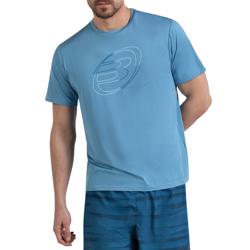 T-shirt Bullpadel Cuno Bleu Clair