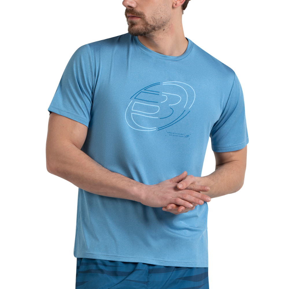 T-shirt Bullpadel Cuno Bleu Clair