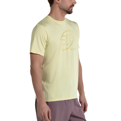 T-shirt Bullpadel Cuno Jaune