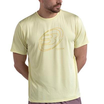 T-shirt Bullpadel Cuno Jaune