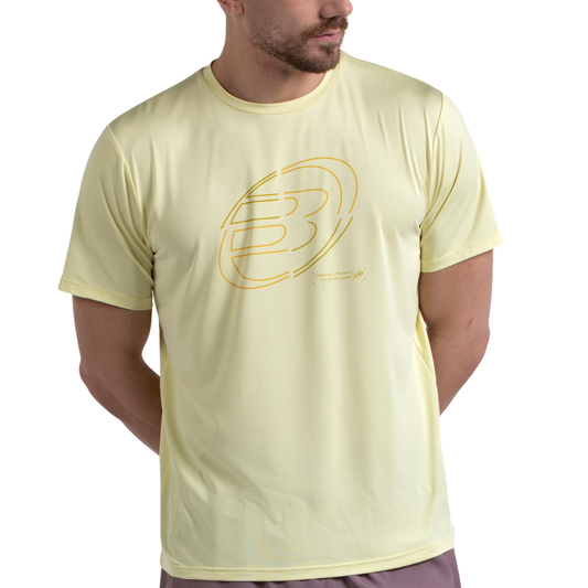 T-shirt Bullpadel Cuno Jaune
