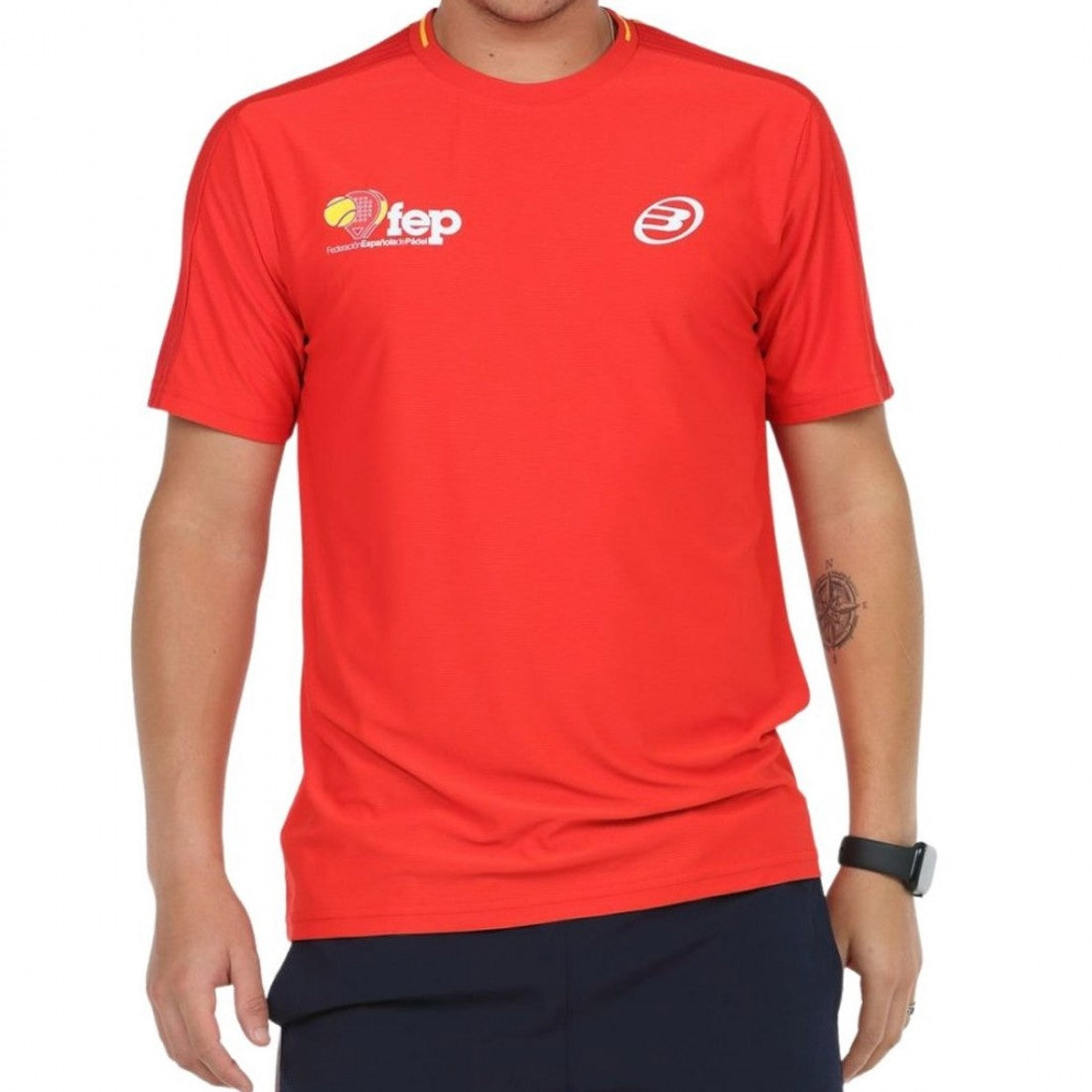 T-shirt Bullpadel Replica FEP Exudo Rouge