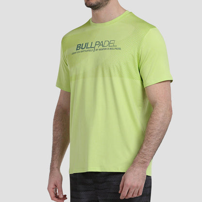 T-shirt Bullpadel Leteo Jaune
