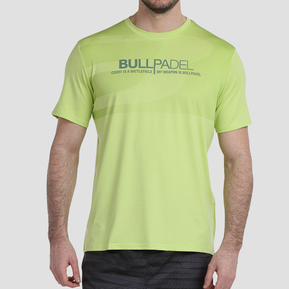 T-shirt Bullpadel Leteo Jaune
