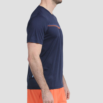 T-shirt Bullpadel Letra Bleu marine