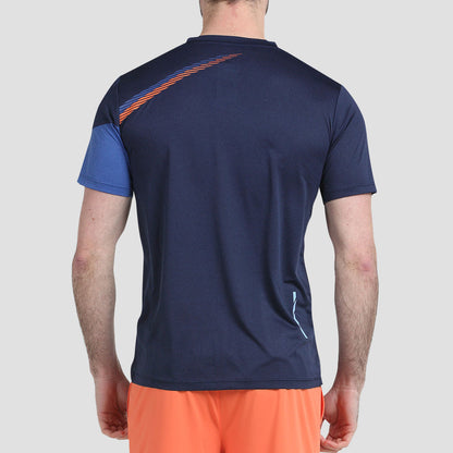 T-shirt Bullpadel Letra Bleu marine