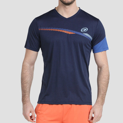 T-shirt Bullpadel Letra Bleu marine