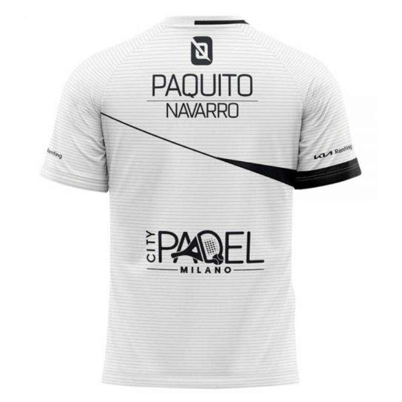 T-shirt Bullpadel Replica Paquito Navarro Linde blanc