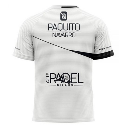 T-shirt Bullpadel Replica Paquito Navarro Linde blanc