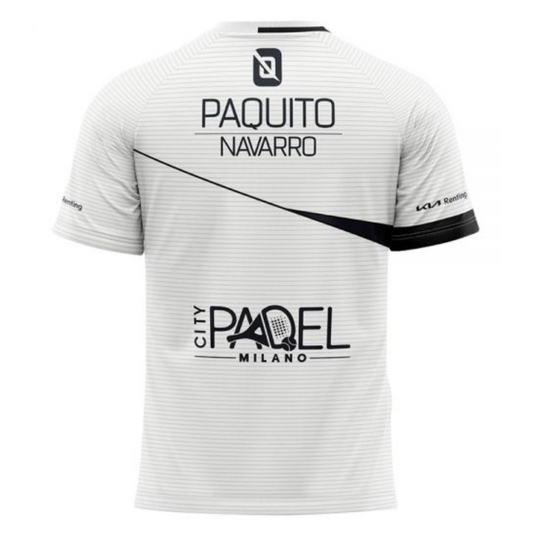 T-shirt Bullpadel Replica Paquito Navarro Linde blanc