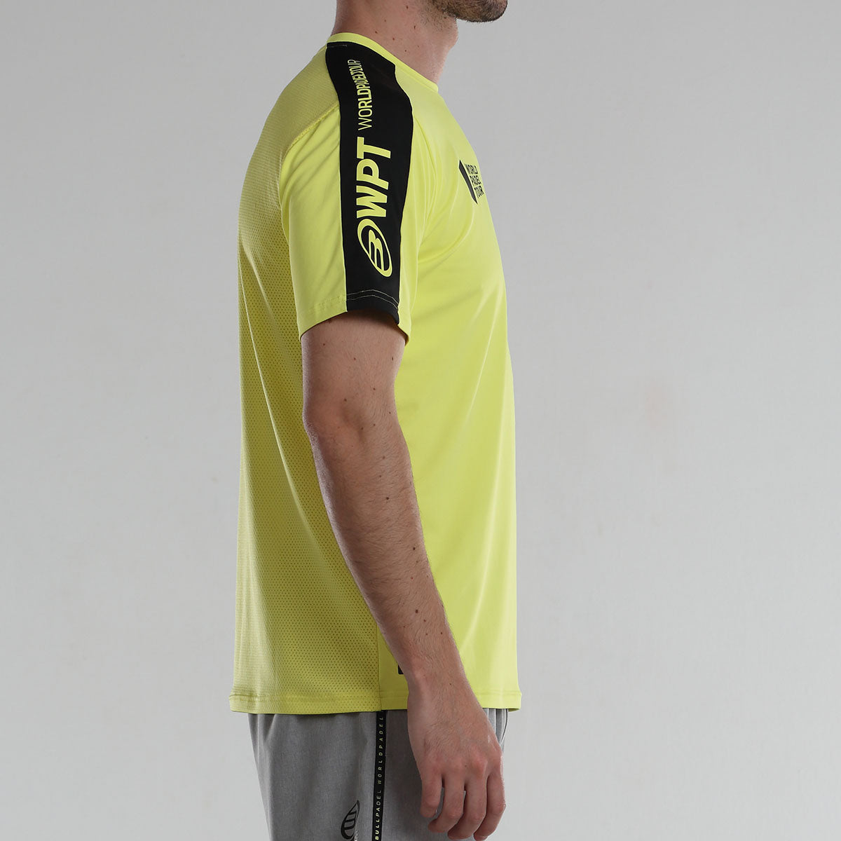 T-shirt Bullpadel Liron jaune