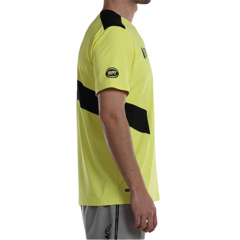 T-shirt Bullpadel Lugre Jaune