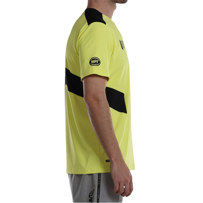 T-shirt Bullpadel Lugre Jaune