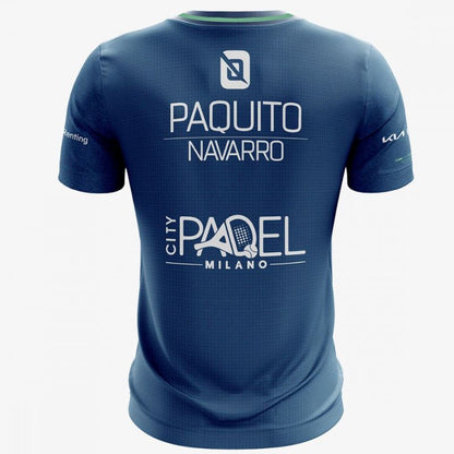 T-shirt Bullpadel Replica Paquito Navarro Manex Bleu