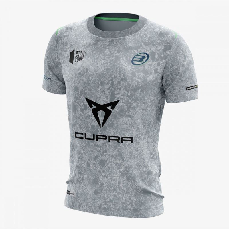 T-shirt Bullpadel Replica Federico Chingotto Markel gris