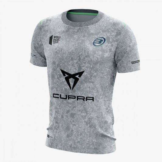 T-shirt Bullpadel Replica Federico Chingotto Markel gris