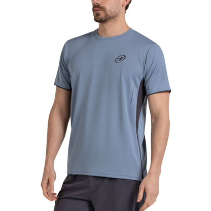 T-shirt Bullpadel Mensa Bleu