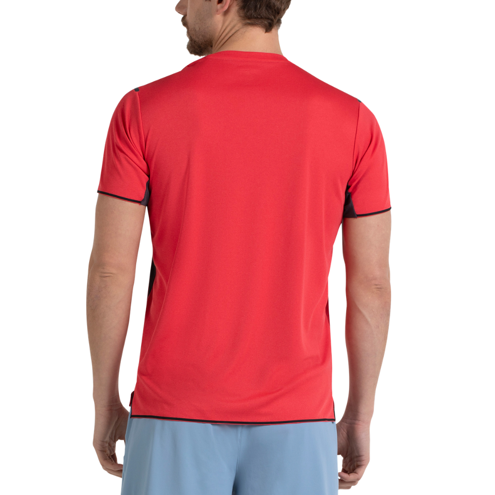 T-shirt Bullpadel Mensa Rouge