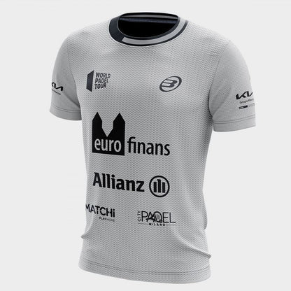 T-shirt Bullpadel Replica PAQUITO NAVARRO Micay gris/blanc