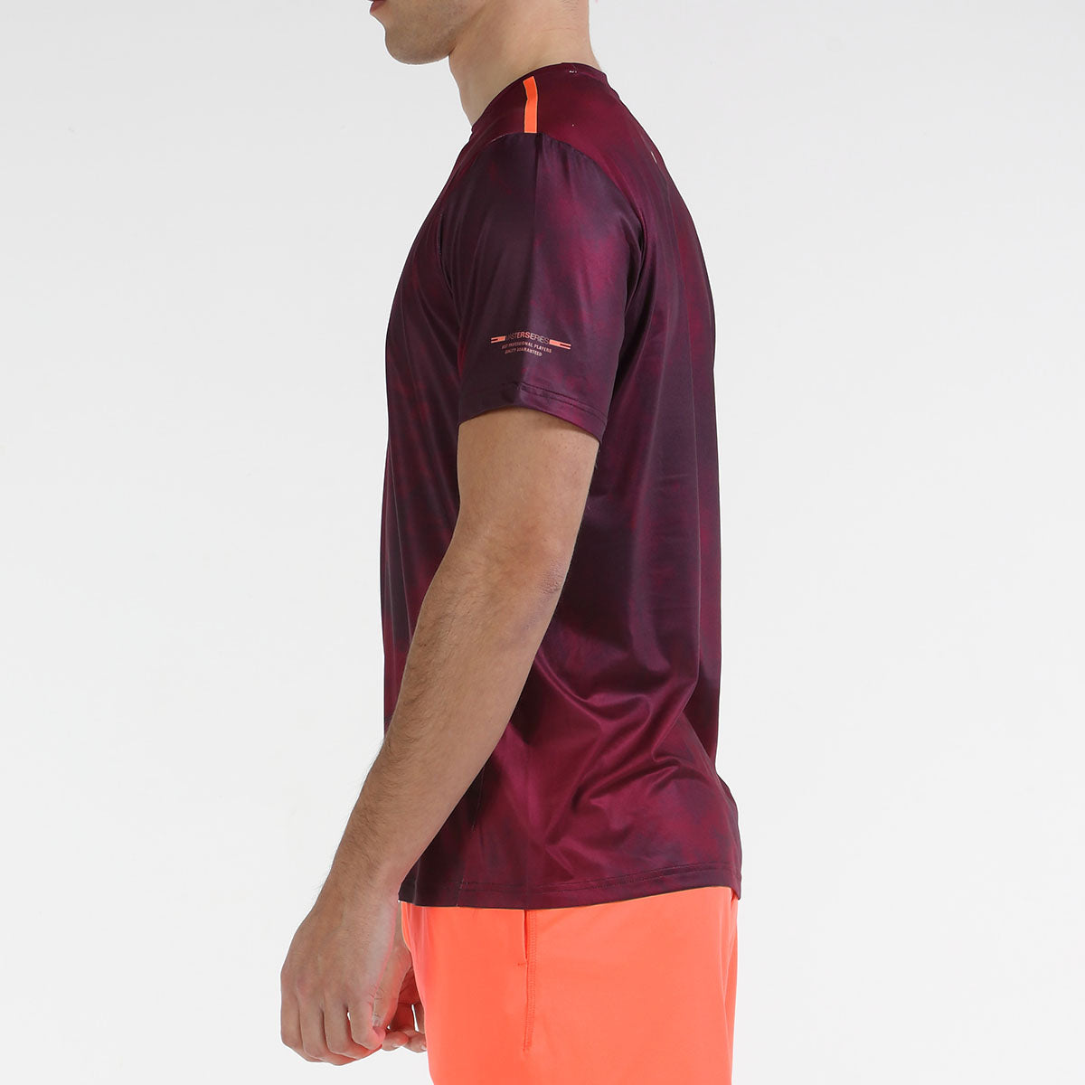 T-shirt Bullpadel Moare Rouge