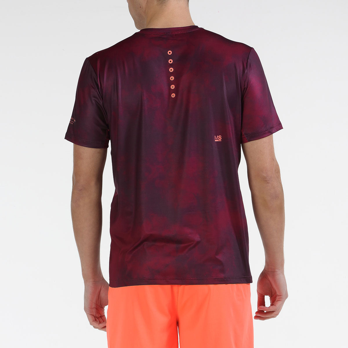 T-shirt Bullpadel Moare Rouge