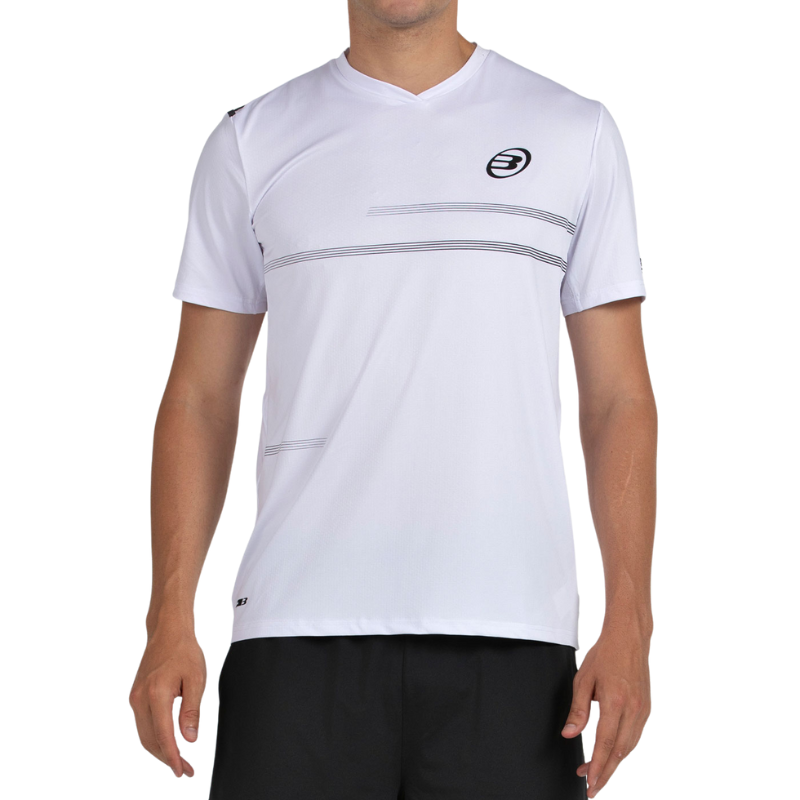 T-shirt Bullpadel Montuno Blanc