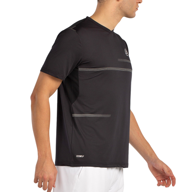 T-shirt Bullpadel Montuno Noir