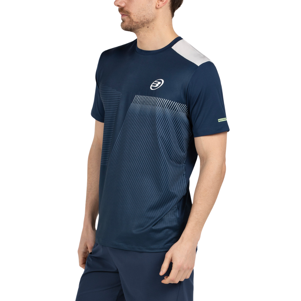 T-shirt Bullpadel Motril Bleu Marine