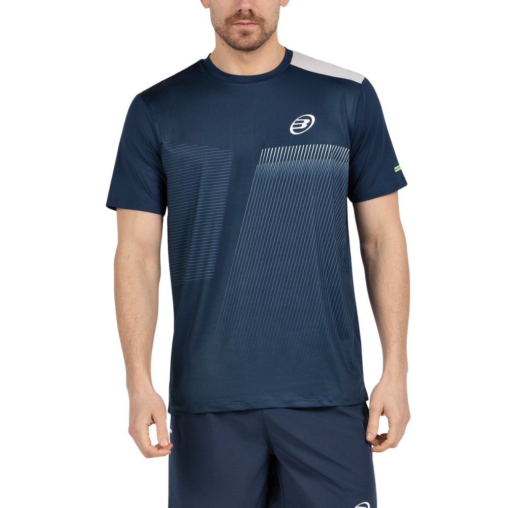 T-shirt Bullpadel Motril Bleu Marine