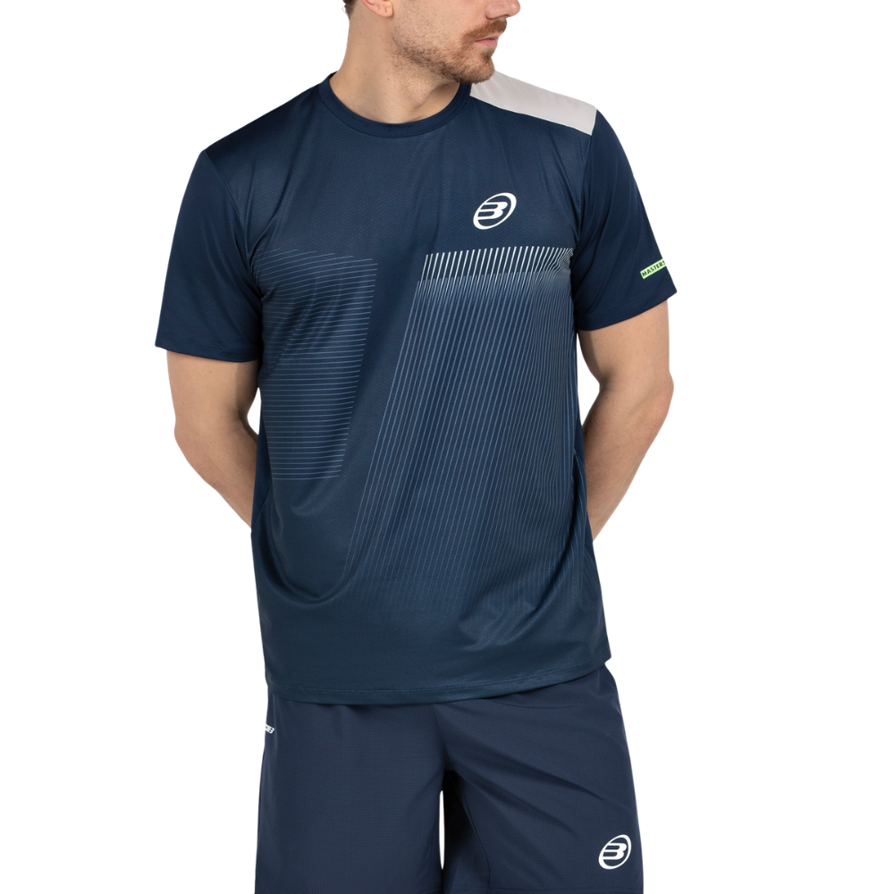 T-shirt Bullpadel Motril Bleu Marine