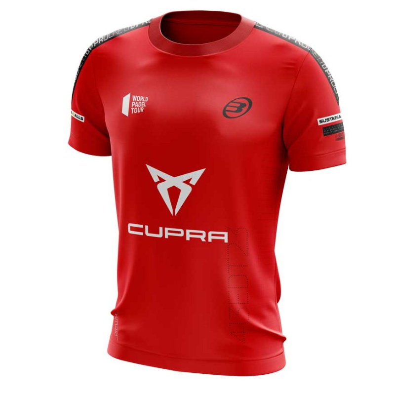 T-shirt Bullpadel Replica Chingotto Odeon Rouge