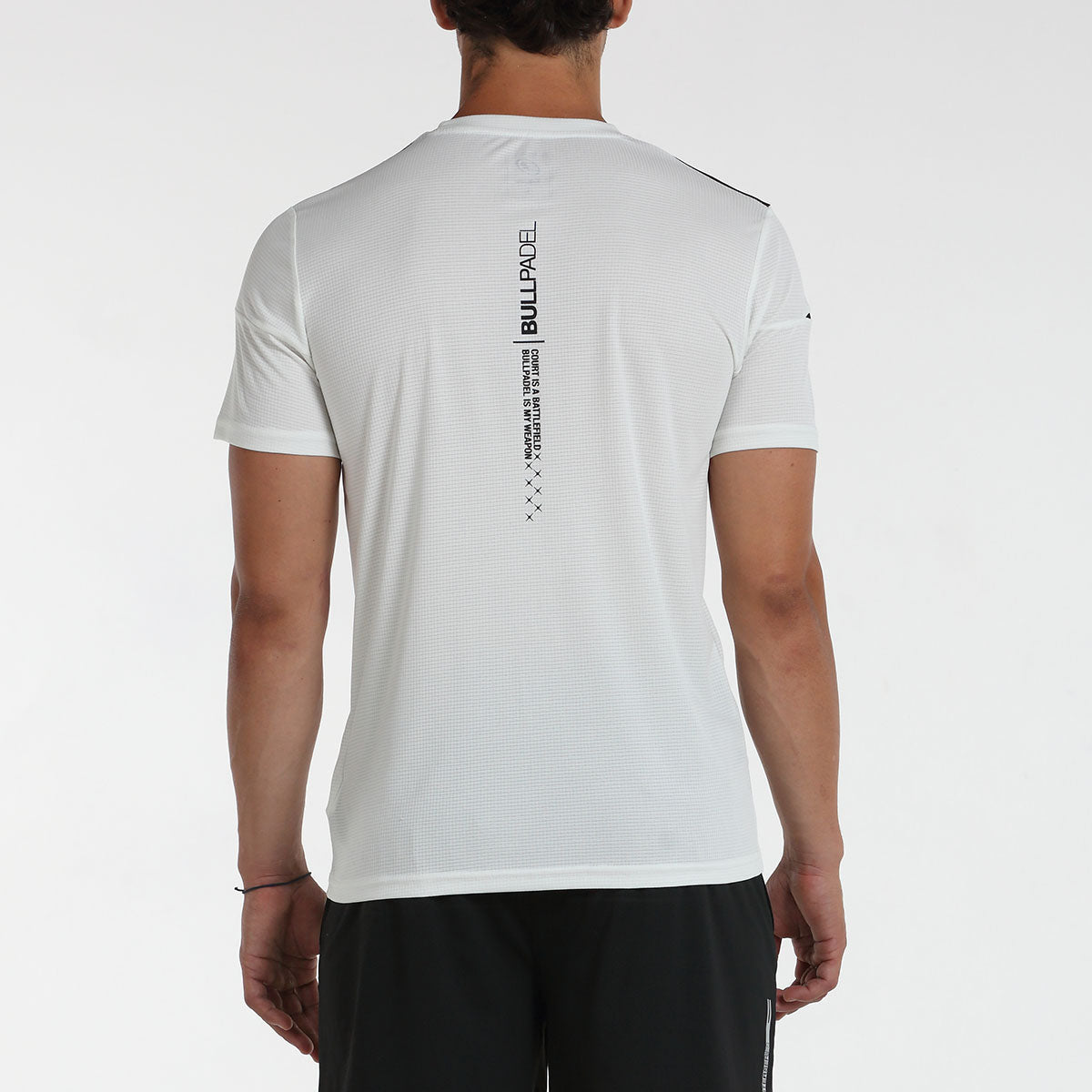 T-shirt Bullpadel Omeya Blanc