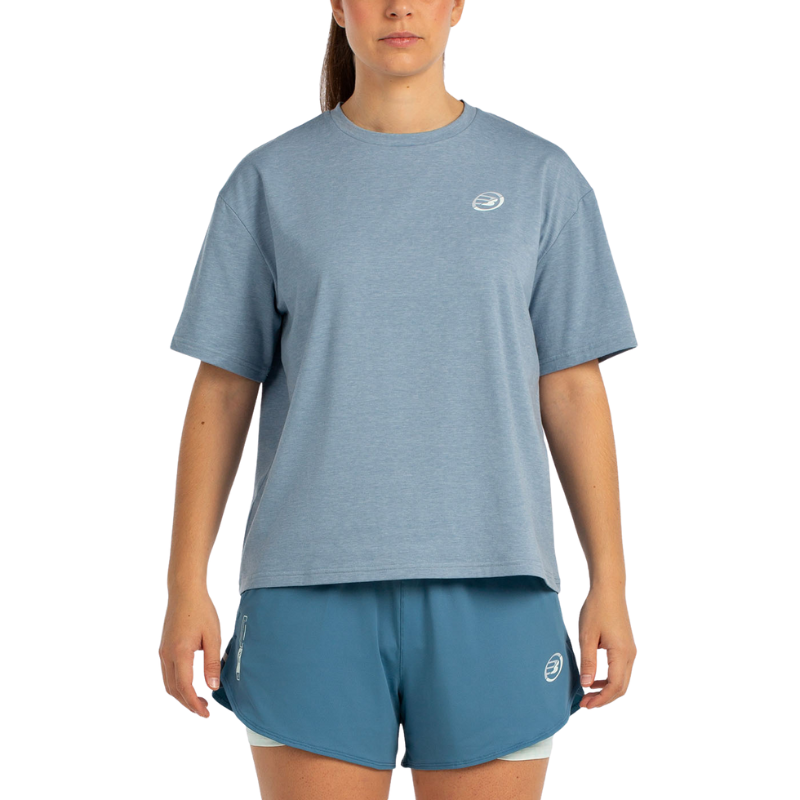 T-shirt Bullpadel Oyeme Bleu Femme