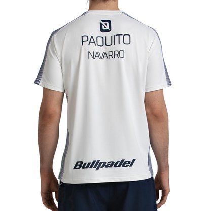 T-shirt Bullpadel Replica Paquito 26V Blanc