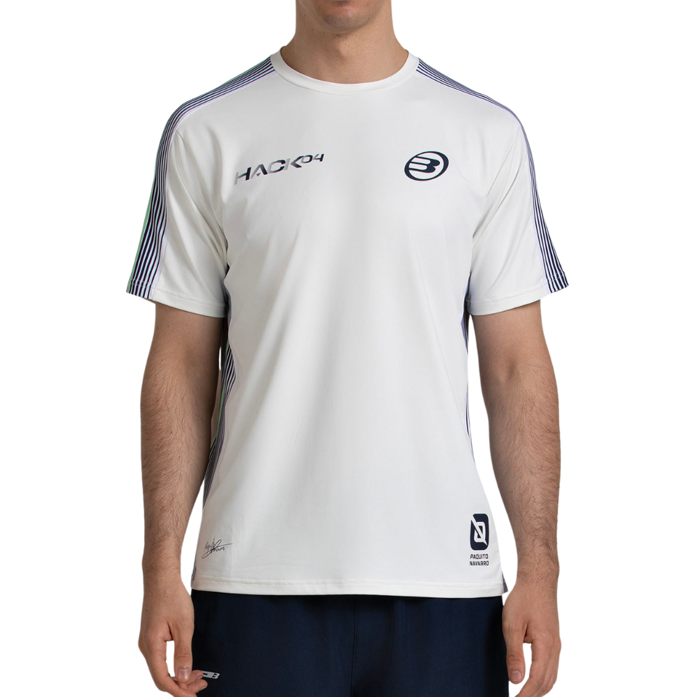 T-shirt Bullpadel Replica Paquito 26V Blanc