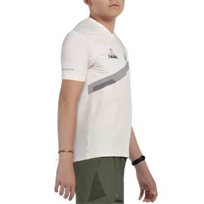 T-shirt Bullpadel Patos Blanc Junior