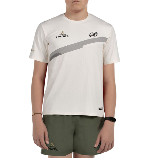 T-shirt Bullpadel Patos Blanc Junior