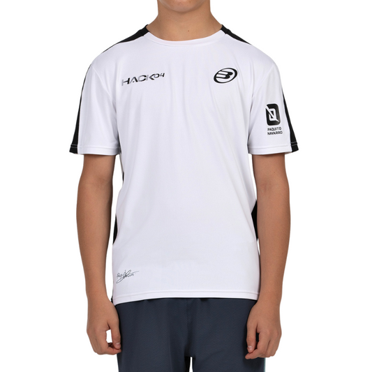 T-shirt Bullpadel Replica Paquito 25I Blanc Junior