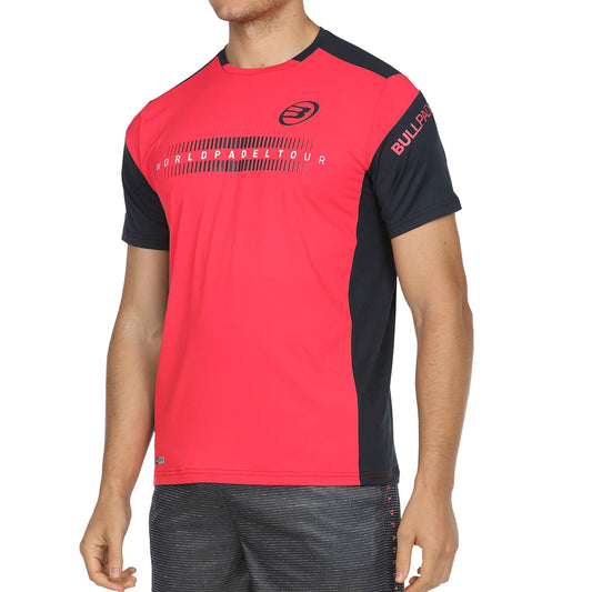 T-shirt Bullpadel Ride Rouge