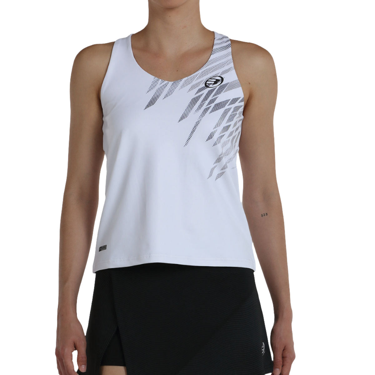 T-shirt Bullpadel Rizon Blanc face - Esprit Padel Shop