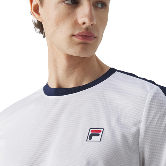 T-shirt Fila Elias Blanc