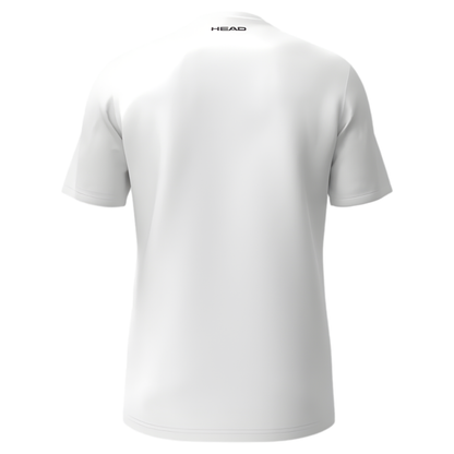 T-shirt Head Club Tech Blanc